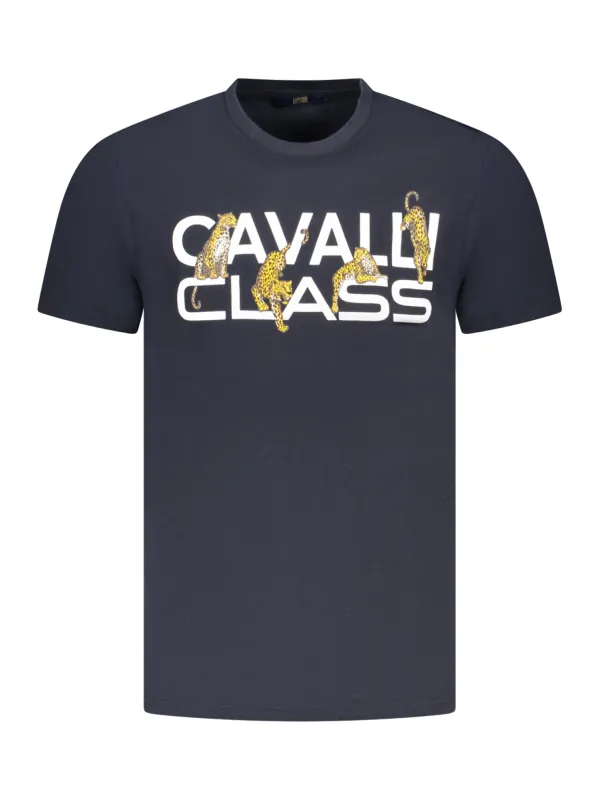 Cavalli Class Herren KURZARM-T-SHIRT Blau | online kaufen