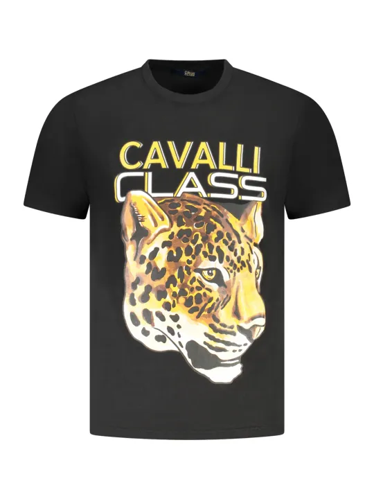 Cavalli Class Herren KURZARM-T-SHIRT Schwarz | online kaufen