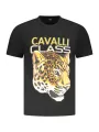 Cavalli Class Herren KURZARM-T-SHIRT Schwarz | online kaufen