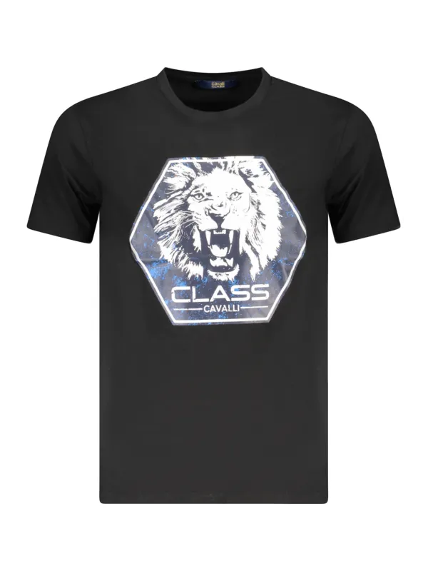 Cavalli Class Herren KURZARM-T-SHIRT Schwarz | online kaufen