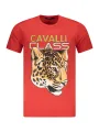 Cavalli Class Herren KURZARM-T-SHIRT Rot | online kaufen