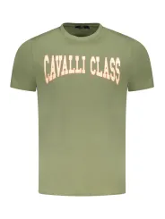 Cavalli Class Herren KURZARM-T-SHIRT Grün | online kaufen