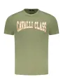 Cavalli Class Herren KURZARM-T-SHIRT Grün | online kaufen