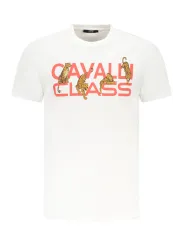 Cavalli Class Herren KURZARM-T-SHIRT Weiß | online kaufen