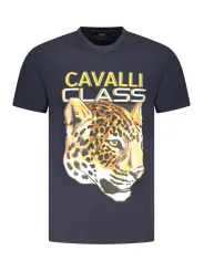 Cavalli Class Herren KURZARM-T-SHIRT Blau | online kaufen
