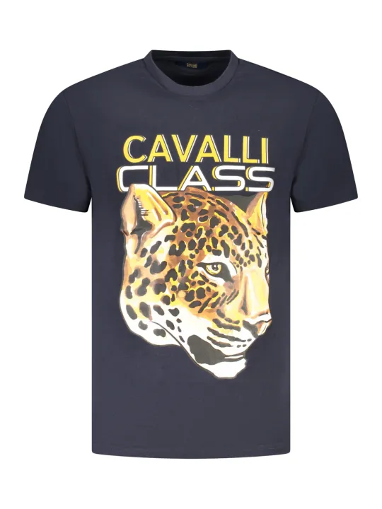 Cavalli Class Herren KURZARM-T-SHIRT Blau | online kaufen