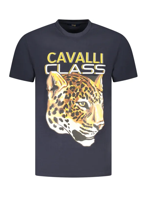 Cavalli Class Herren KURZARM-T-SHIRT Blau | online kaufen