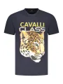 Cavalli Class Herren KURZARM-T-SHIRT Blau | online kaufen