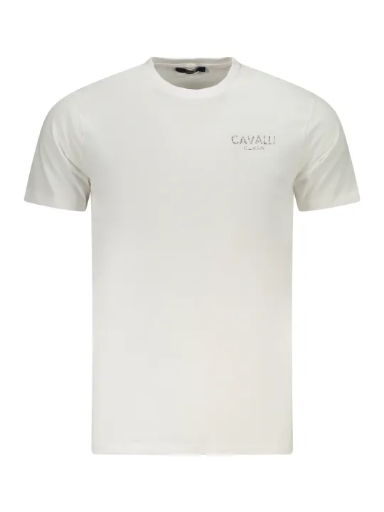 Cavalli Class Herren KURZARM-T-SHIRT Weiß | online kaufen