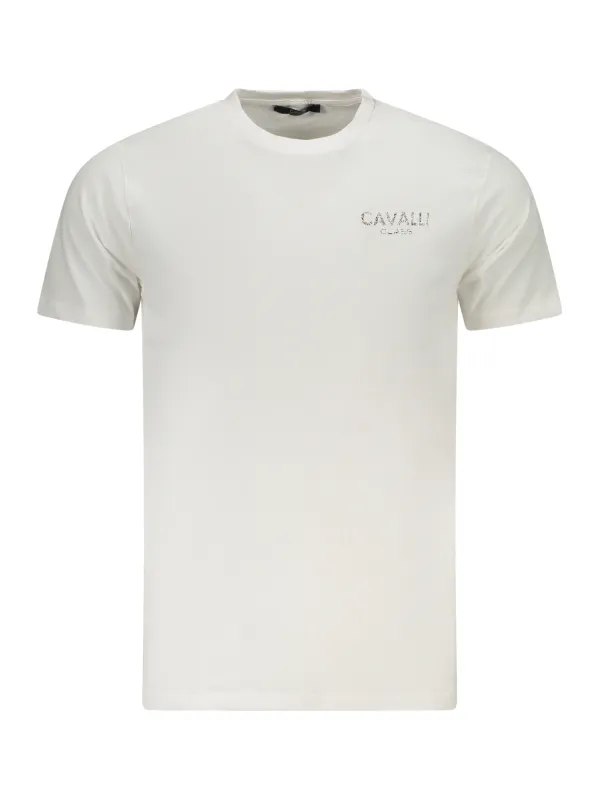 Cavalli Class Herren KURZARM-T-SHIRT Weiß | online kaufen