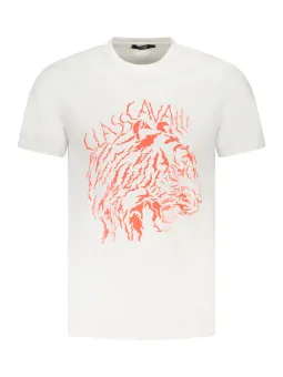 Cavalli Class Herren KURZARM-T-SHIRT Weiß | online kaufen