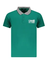 Cavalli Class Herren KURZARM-POLOSHIRT Grün | online kaufen