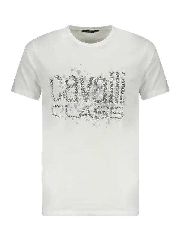 Cavalli Class Herren KURZARM-T-SHIRT Weiß | online kaufen