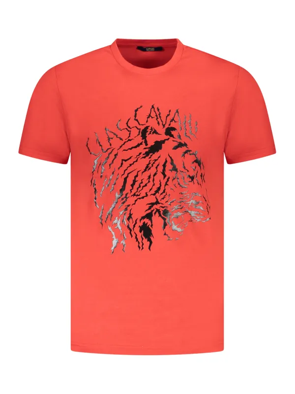 Cavalli Class Herren KURZARM-T-SHIRT Rot | online kaufen