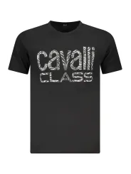 Cavalli Class Herren KURZARM-T-SHIRT Schwarz | online kaufen