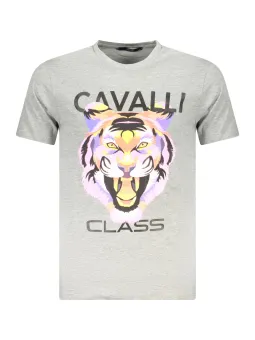 Cavalli Class Herren KURZARM-T-SHIRT Grau | online kaufen