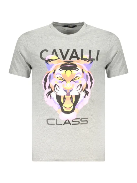 Cavalli Class Herren KURZARM-T-SHIRT Grau | online kaufen