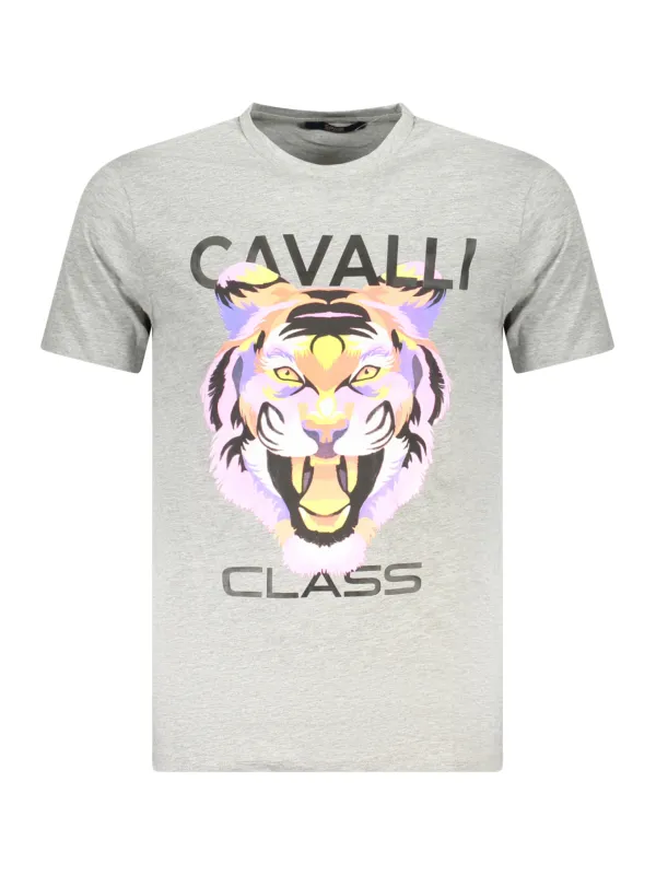 Cavalli Class Herren KURZARM-T-SHIRT Grau | online kaufen