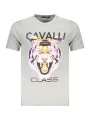Cavalli Class Herren KURZARM-T-SHIRT Grau | online kaufen