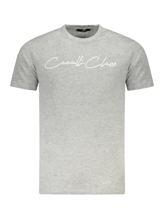 Cavalli Class Herren KURZARM-T-SHIRT Grau | online kaufen