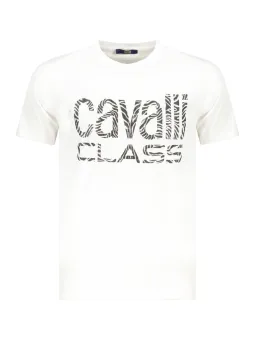 Cavalli Class Herren KURZARM-T-SHIRT Weiß | online kaufen