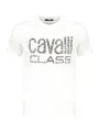 Cavalli Class Herren KURZARM-T-SHIRT Weiß | online kaufen
