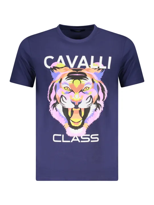 Cavalli Class Herren KURZARM-T-SHIRT Blau | online kaufen