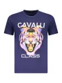Cavalli Class Herren KURZARM-T-SHIRT Blau | online kaufen