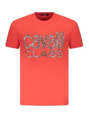 Cavalli Class Herren KURZARM-T-SHIRT Rot | online kaufen
