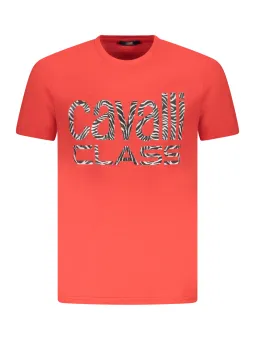 Cavalli Class Herren KURZARM-T-SHIRT Rot | online kaufen