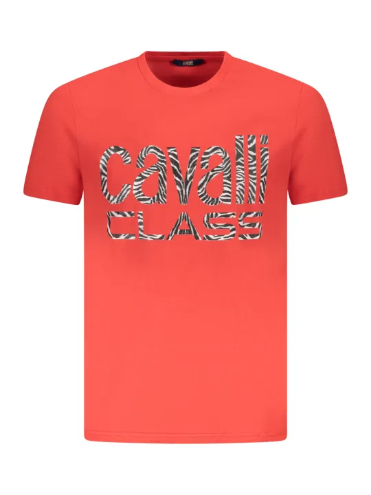 Cavalli Class Herren KURZARM-T-SHIRT Rot | online kaufen