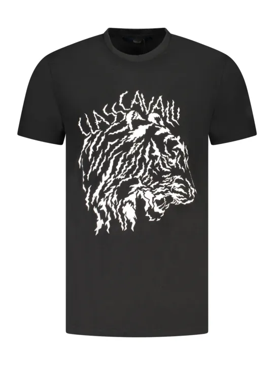 Cavalli Class Herren KURZARM-T-SHIRT Schwarz | online kaufen