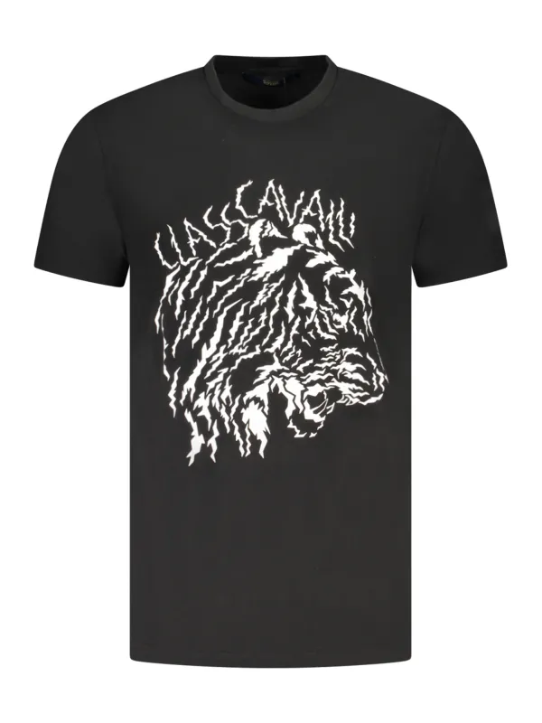 Cavalli Class Herren KURZARM-T-SHIRT Schwarz | online kaufen