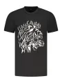 Cavalli Class Herren KURZARM-T-SHIRT Schwarz | online kaufen
