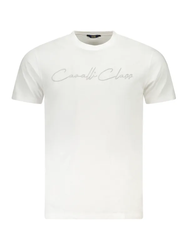 Cavalli Class Herren KURZARM-T-SHIRT Weiß | online kaufen