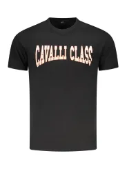 Cavalli Class Herren KURZARM-T-SHIRT Schwarz | online kaufen