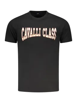 Cavalli Class Herren KURZARM-T-SHIRT Schwarz | online kaufen