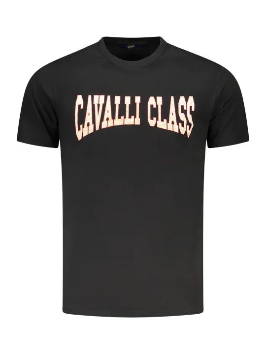 Cavalli Class Herren KURZARM-T-SHIRT Schwarz | online kaufen