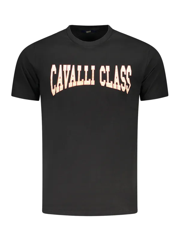 Cavalli Class Herren KURZARM-T-SHIRT Schwarz | online kaufen