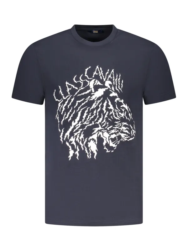 Cavalli Class Herren KURZARM-T-SHIRT Blau | online kaufen