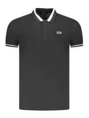 Cavalli Class Herren KURZARM-POLOSHIRT Schwarz