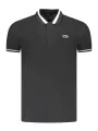 Cavalli Class Herren KURZARM-POLOSHIRT Schwarz
