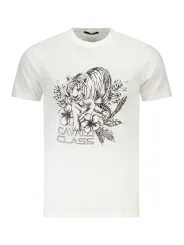 Cavalli Class Herren KURZARM-T-SHIRT Weiß | online kaufen