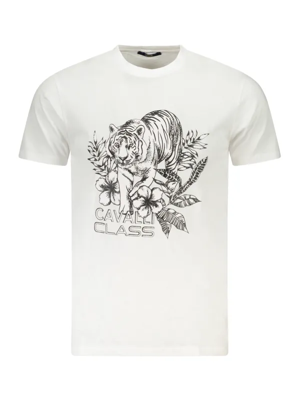 Cavalli Class Herren KURZARM-T-SHIRT Weiß | online kaufen
