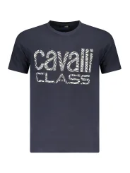 Cavalli Class Herren KURZARM-T-SHIRT Blau | online kaufen
