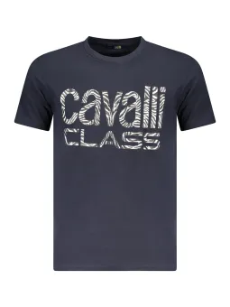 Cavalli Class Herren KURZARM-T-SHIRT Blau | online kaufen