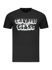Cavalli Class Herren KURZARM-T-SHIRT Schwarz | online kaufen