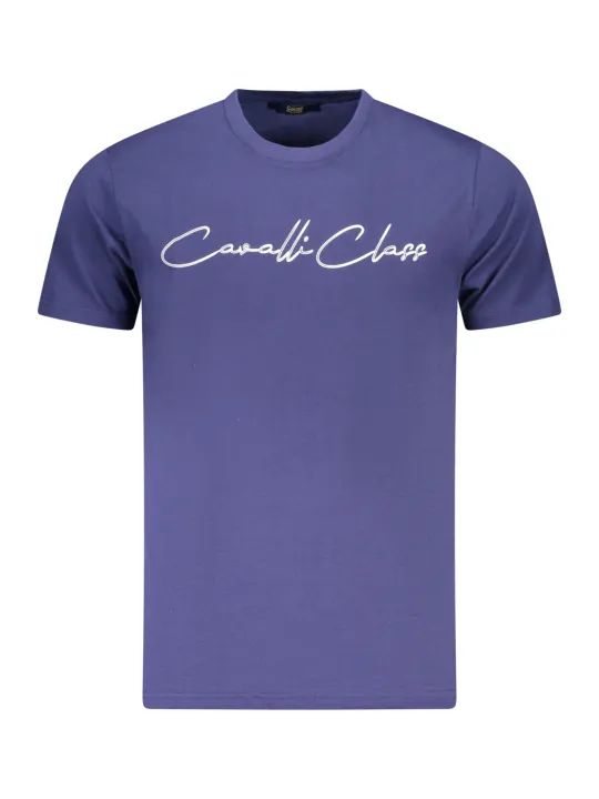 Cavalli Class Herren KURZARM-T-SHIRT Blau | online kaufen
