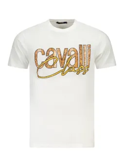 Cavalli Class Herren KURZARM-T-SHIRT Weiß | online kaufen