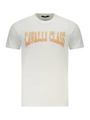 Cavalli Class Herren KURZARM-T-SHIRT Weiß | online kaufen